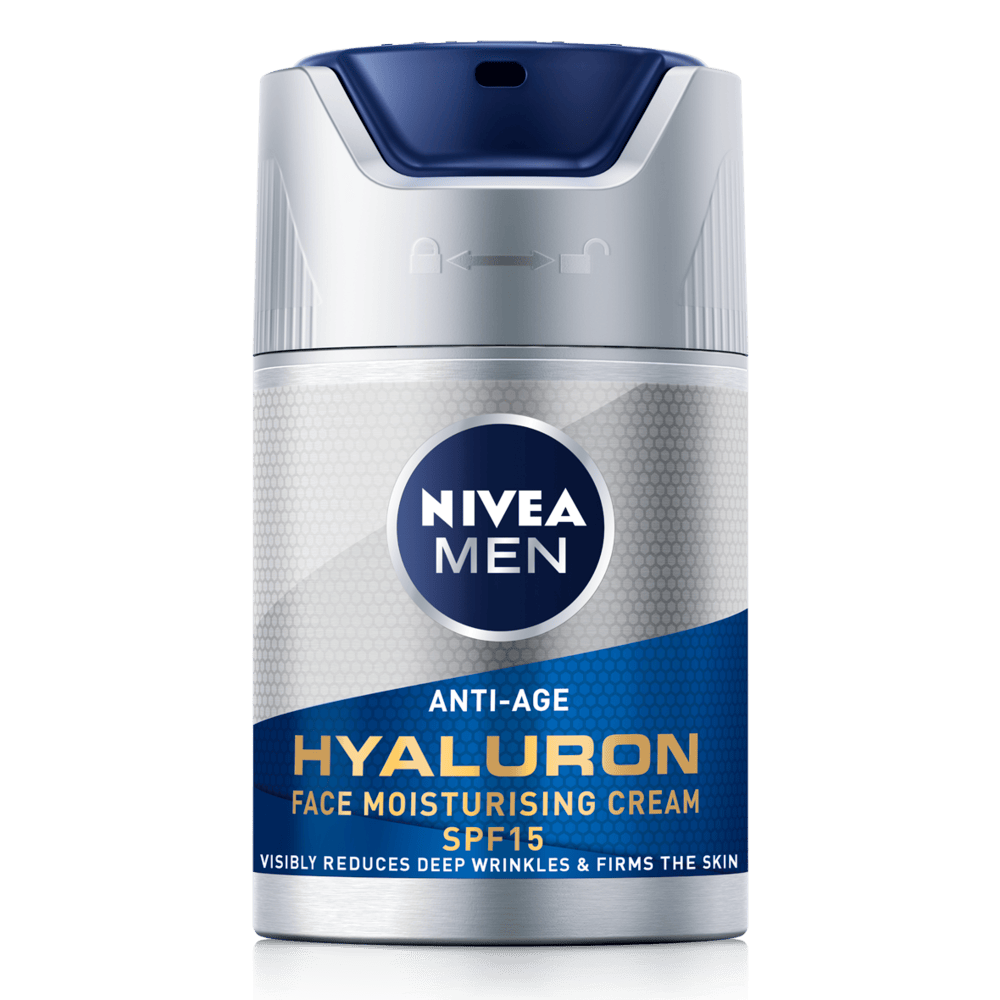 NIVEA Men Anti-Age Hyaluron Face Moisturising Cream SPF15 50 ml