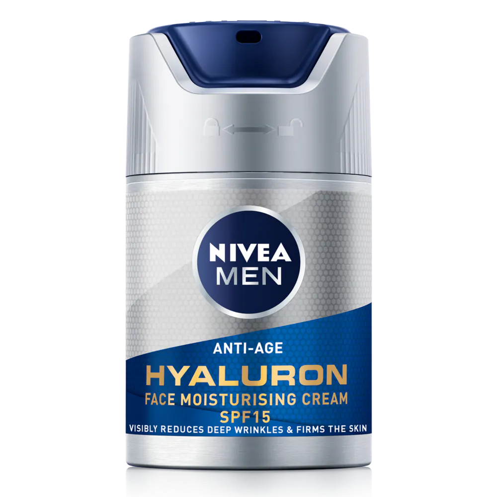 NIVEA Men Anti-Age Hyaluron Face Moisturising Cream SPF15 50 ml