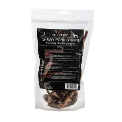 Olivers Chewy Pork Strips 250 g
