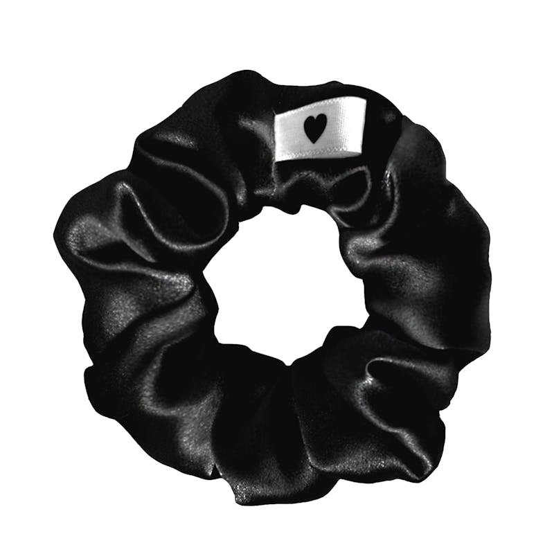 Bellody Original Silk Scrunchies Classic Black 1 st