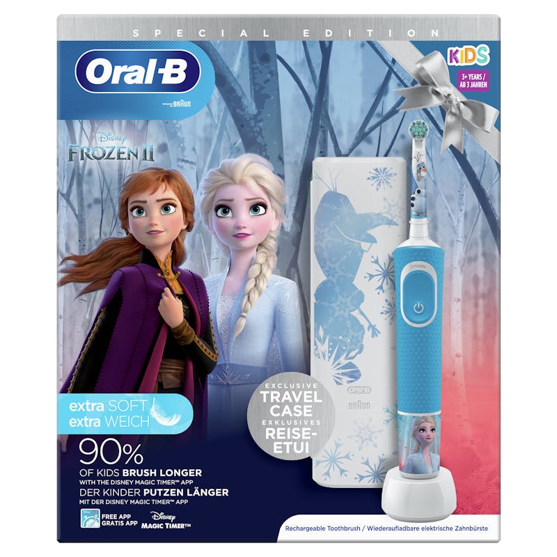 Oral-B Vitality 100 Kids Frozen Electric Toothbrush + Travel Case 1 st