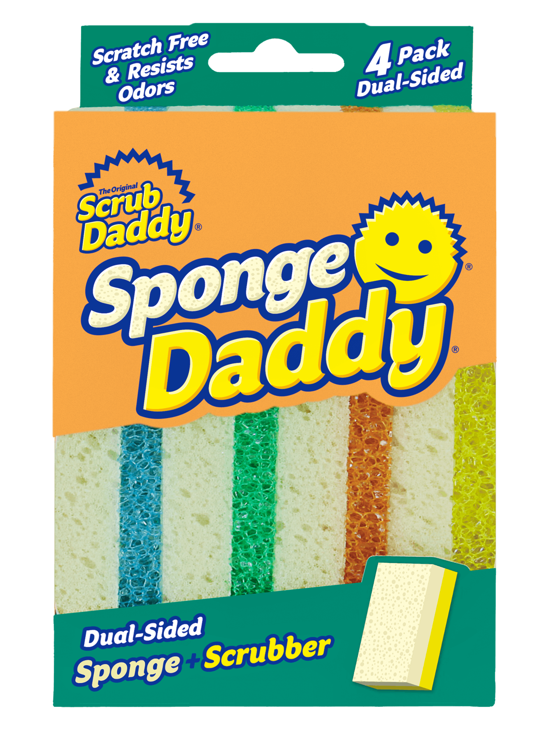 scrub-daddy-sponge-daddy-4-pack-4-stk-49-95-kr-fri-frakt-og-ingen-toll