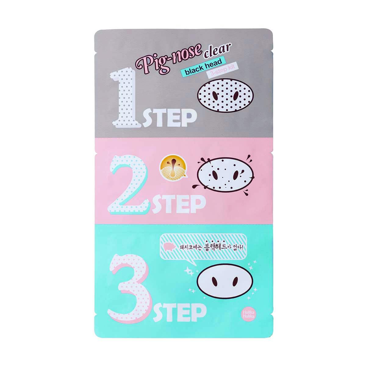 Holika Holika Pignose Clear Black Head 3 Step Kit 1 st