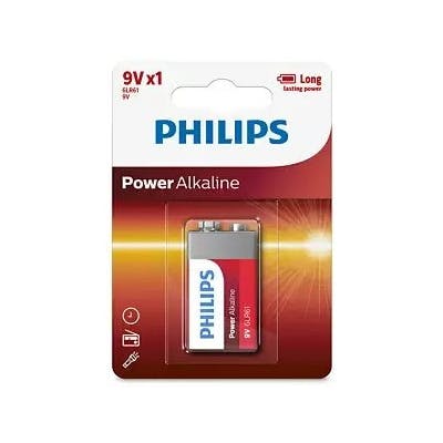 Philips Power Alkaline 6LR61 9V 1 kpl