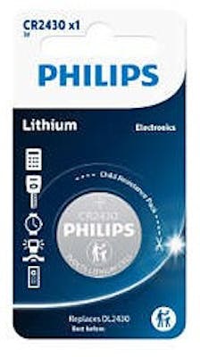 Philips Lithium CR2430 3V 1 kpl