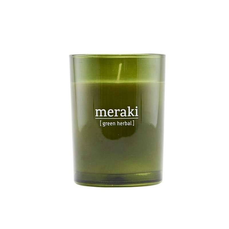 Meraki Scented Candle Green Herbal 220 g
