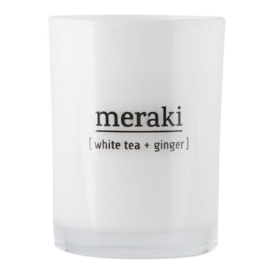 Meraki Scented Candle White Tea & Ginger 220 g