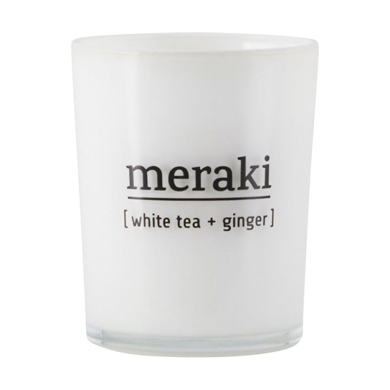 Meraki Scented Candle White Tea &amp; Ginger 60 g