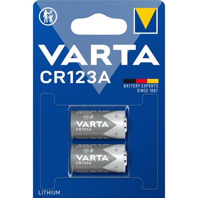 VARTA Professional Lithium CR123A 2 stk
