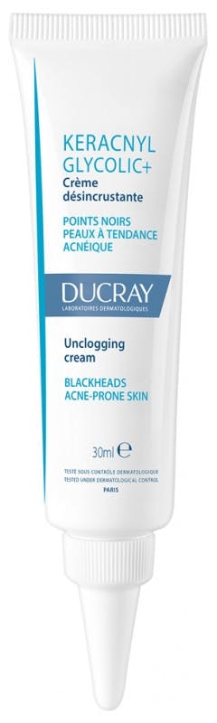 Ducray Keracnyl Glycolic+ Unclogging Cream 30 ml