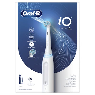 Oral-B iO 4S Electric Toothbrush Quite White 1 kpl