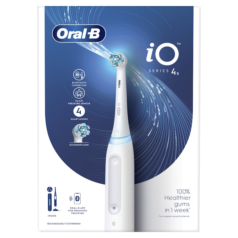 Oral-B iO 4S Electric Toothbrush Quite White 1 st