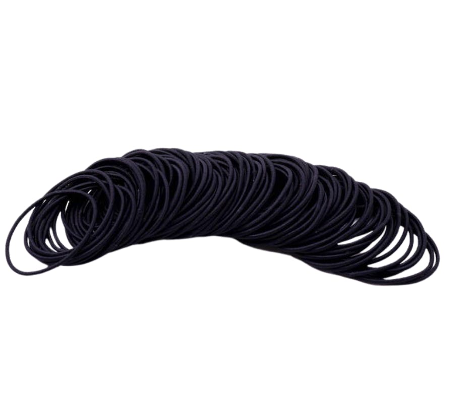 Beauty Flow Basic Hair Elastics Deep Black 13 g £2.75