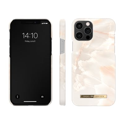 iDeal Of Sweden Fashion Case iPhone 12/12 Pro Rose Pearl Marble 1 stk