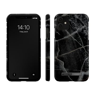 iDeal Of Sweden Fashion Case iPhone 11/XR Black Thunder Marble 1 st