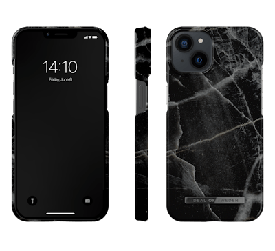 iDeal Of Sweden Fashion Case iPhone 13 Black Thunder Marble 1 kpl