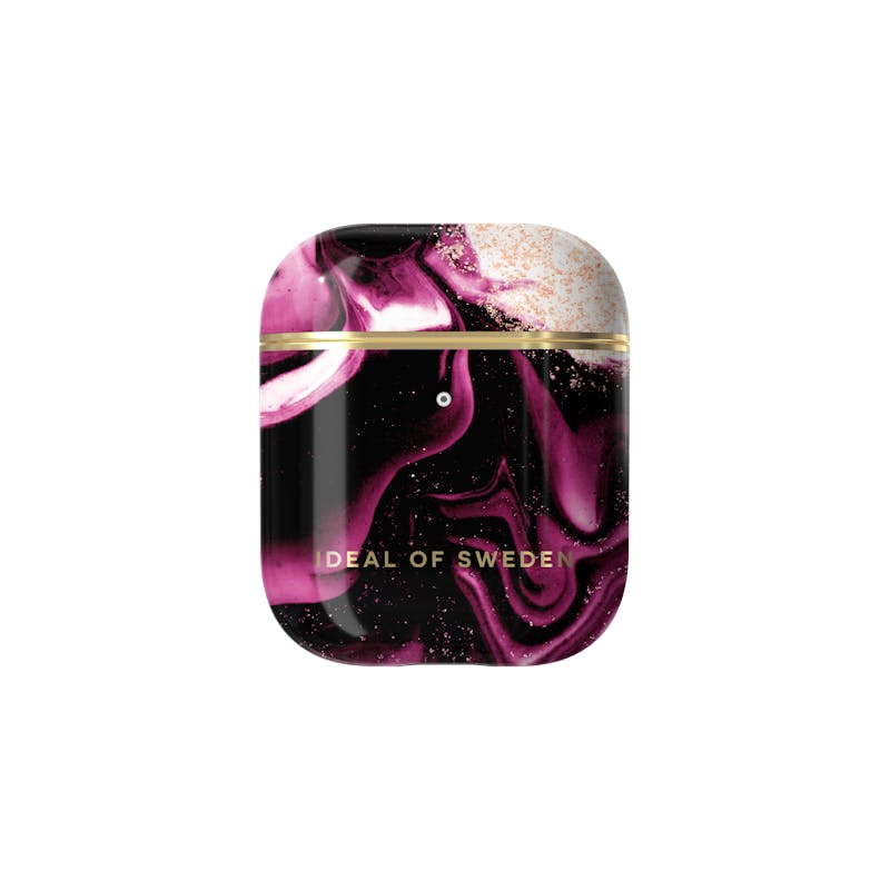 iDeal Of Sweden Fashion AirPods Case Gen 1/2 Golden Ruby Marble 1 st
