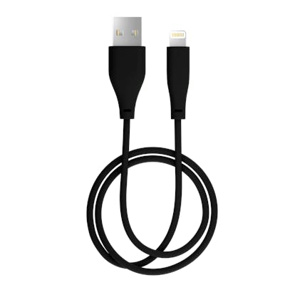 iDeal Of Sweden Charging Cable USB C-Lightning 2M Coal Black 1 stk