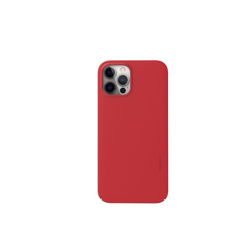 Nudient Thin iPhone 12/12 Pro Case V3 Signal Red 1 kpl