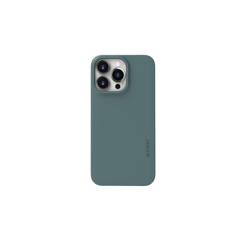 Nudient Thin iPhone 13 Pro Case V3 Aqua Teal 1