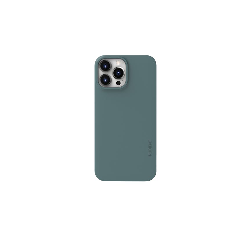 Nudient Thin iPhone 13 Pro Max Case V3 Aqua Teal 1 st