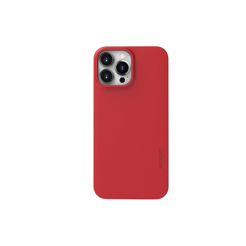 Nudient Thin iPhone 13 Pro Max Case V3 Signal Red 1 stk