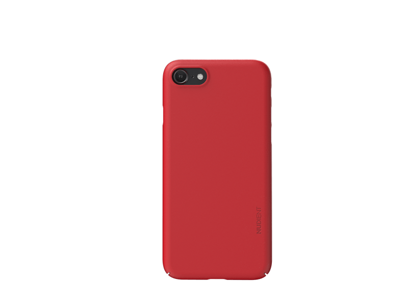 Nudient Thin iPhone 7/8/SE Case V3 Signal Red 1 pcs