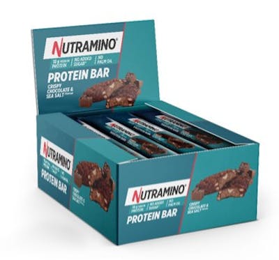 Nutramino Proteinbar Crispy Chocolate &amp; Sea Salt 12 x 55 g