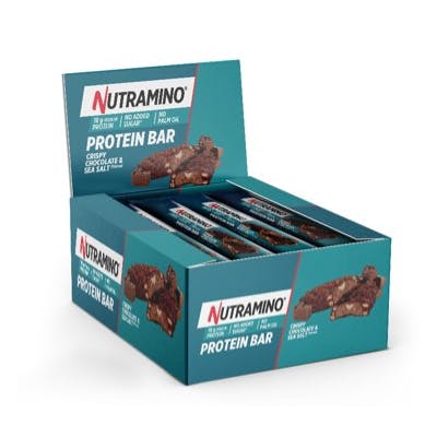 Nutramino Proteinbar Crispy Chocolate &amp; Sea Salt 12 x 55 g