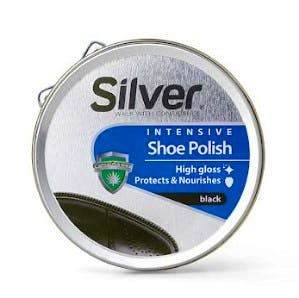 Silver Intensive Black Shoe Polish 50 ml