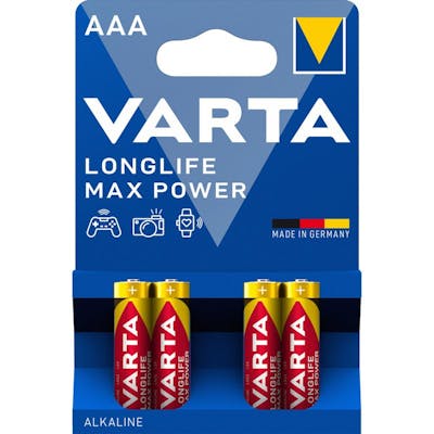 VARTA Longlife Max Power AAA 4 kpl
