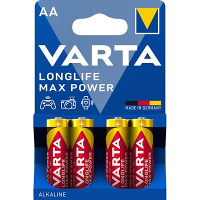 VARTA Longlife Max Power AA 4 stk