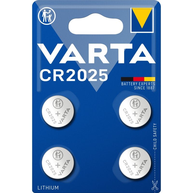 VARTA CR2025 Lithium Coin 4 st