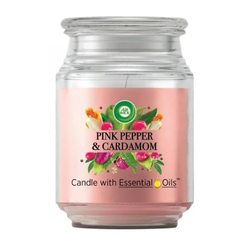 Air Wick Jar Candle Pink Pepper &amp; Cardamom 480 g