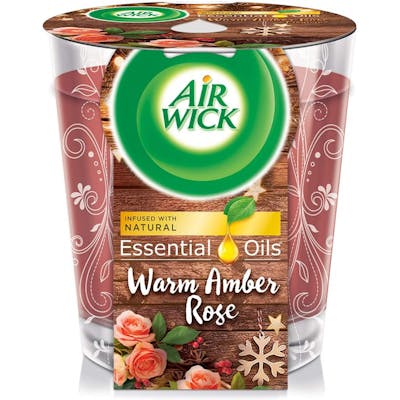 Air Wick Candle Warm Amber Rose 105 g