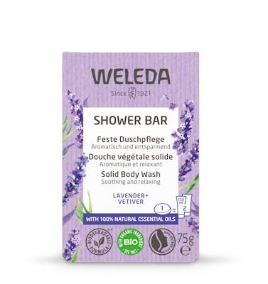 Weleda Shower Bar Lavender + Vetiver 75 g