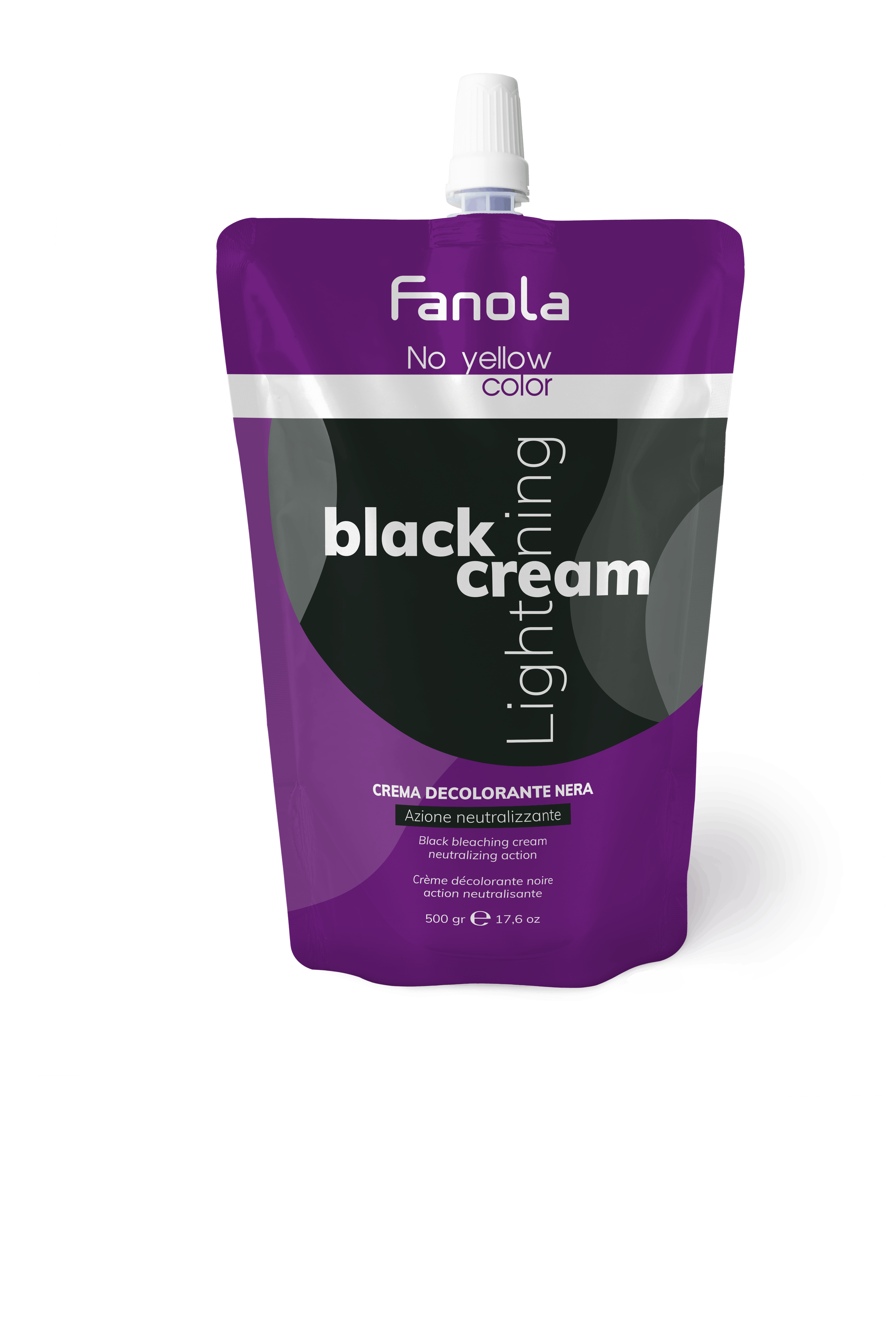 Fanola No Yellow Color Black Cream Lightener 500 g