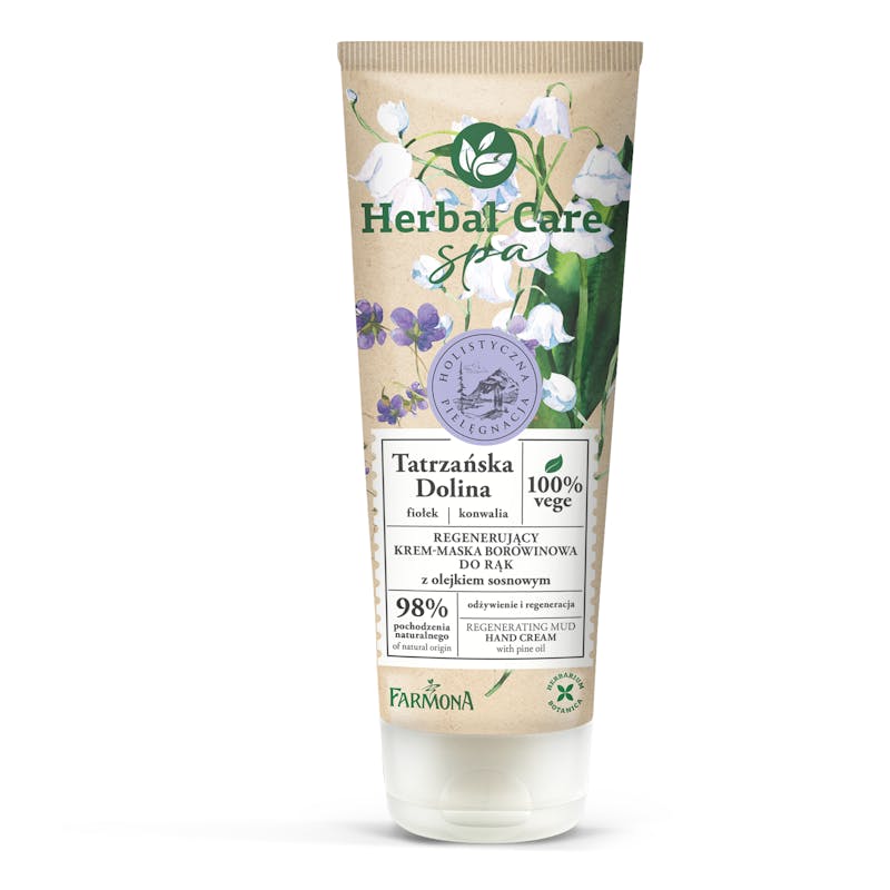 Herbal Care Spa Regenerating Mud Hand Cream-Mask With Pine Oil 100 ml