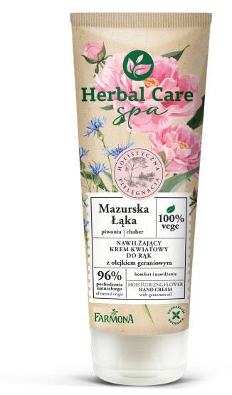 Herbal Care Spa Moisturizing Floral Hand Cream With Geranium Oil 100 ml