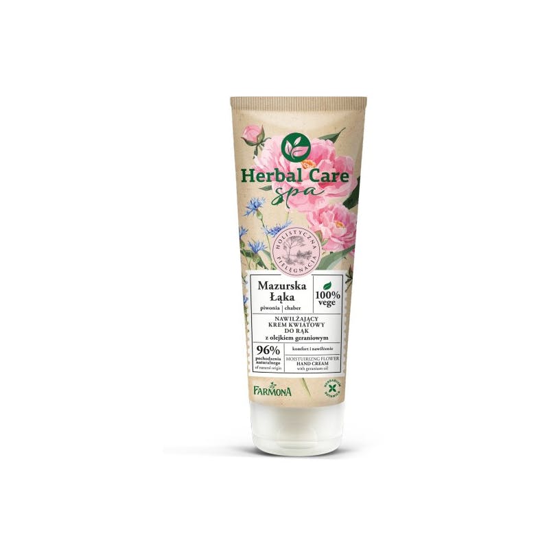 Herbal Care Spa Moisturizing Floral Hand Cream With Geranium Oil 100 ml