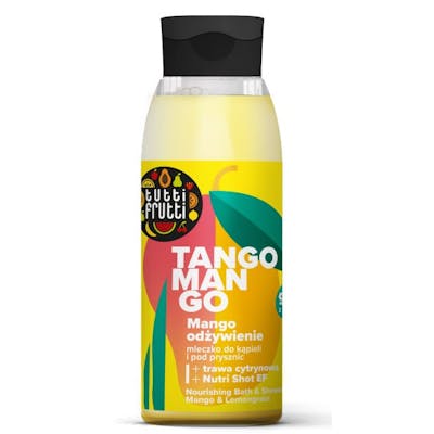 Tutti Frutti Nourishing Bath & Shower Milk Mango & Lemongrass 400 ml