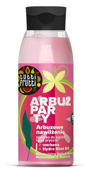 Tutti Frutti Moisturizing Bath & Shower Milk Watermelon & Verbena 400 ml