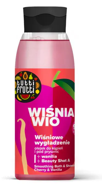 Tutti Frutti Smoothing Bath & Shower Oil Cherry & Vanilla 400 ml