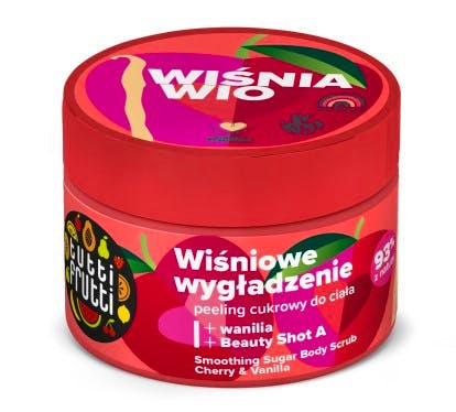 Tutti Frutti Smoothing Sugar Body Scrub Cherry & Vanilla 300 g