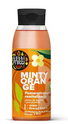 Tutti Frutti Revitalizing Bath &amp; Shower Oil Orange &amp; Mint 400 ml