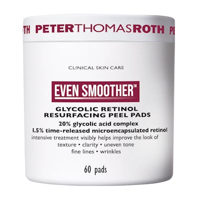 Peter Thomas Roth Even Smoother Glycolic Retinol Resurfacing Peel Pads 60 pcs