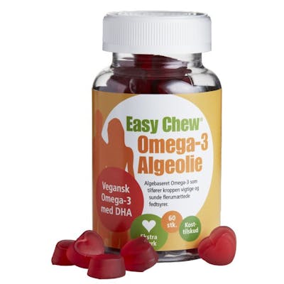DFI Easy Chew Omega-3 Algeolie 60 stk