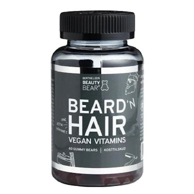Beauty Bear Beard &#039;N Hair Vegan Vitamins 60 stk