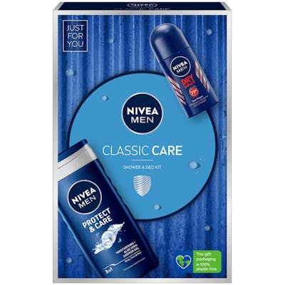 Nivea Men Classic Care Shower &amp; Deo Giftbox 2 stk