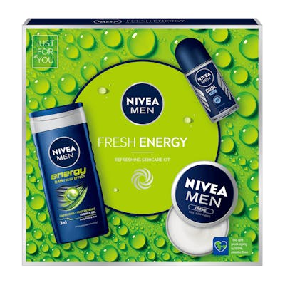 Nivea Men Fresh Energy Giftbox 3 kpl